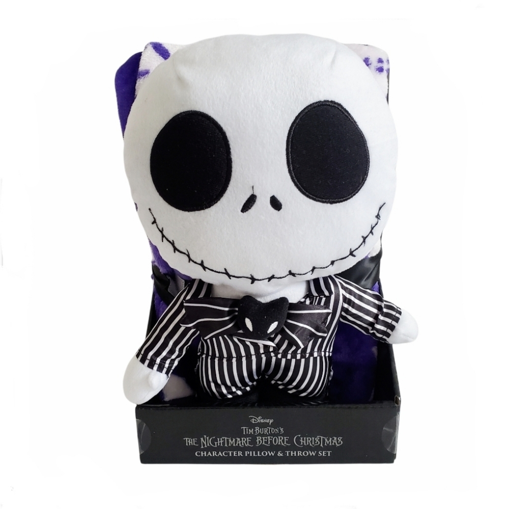 Disney The Nightmare Before Christmas Blanket and Pillow Set